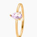 Bague Solitaire Goutte Or Jaune Améthyste - Bagues pierres fines Femme | Marc Orian