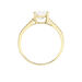Bague Or Jaune Carolina Oxyde De Zirconium - Solitaires Femme | Marc Orian
