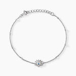 Bracelet Wisteria Argent Blanc Oxyde De Zirconium - Bracelets fantaisie Femme | Marc Orian