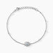 Bracelet Wisteria Argent Blanc Oxyde De Zirconium - Bracelets chaînes Femme | Marc Orian