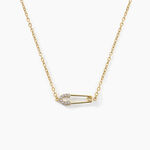 Collier Aurore Acier Dor&eacute;  Cristal - Colliers avec pierres Femme | Marc Orian