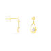 Boucles D'oreilles Pendantes Phaenna Or Jaune Oxyde De Zirconium - Pendantes Femme | Marc Orian