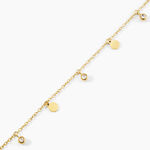 Bracelet Aurore Acier Dor&eacute; Cristal - Bracelets cha&icirc;nes Femme | Marc Orian