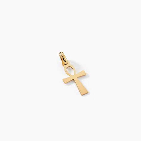 Pendentif Basilissa Croix De Vie Or Jaune - Pendentifs Famille | Marc Orian