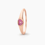 Bague Reflets Romantiques Argent Rose Oxyde De Zirconium - Bijoux fantaisie Femme | Marc Orian