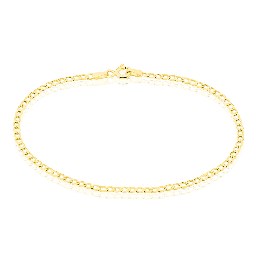 Bracelet Identité Etheline Maille Gourmette Or Jaune - Bracelets mailles Enfant | Marc Orian