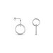 Boucles D'oreilles Pendantes Argent Blanc Vanne - Pendantes Femme | Marc Orian