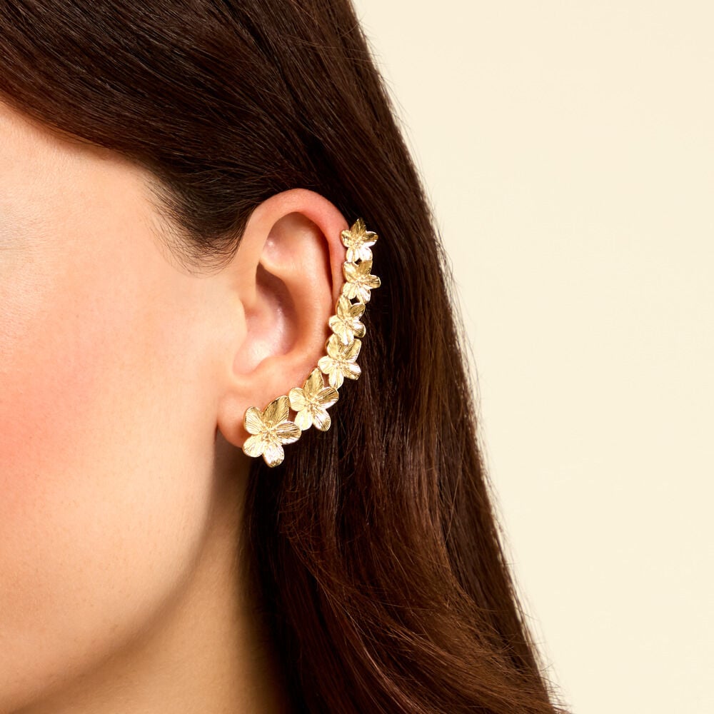 Bijoux D'Oreilles Barbade Acier Jaune - Piercings d'oreilles Femme | Marc Orian