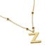 Collier Plaqué Or Jaune Lettra - Colliers fantaisie Femme | Marc Orian