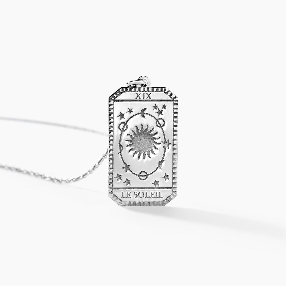 Collier Arcane Argent Blanc - Colliers Homme | Marc Orian