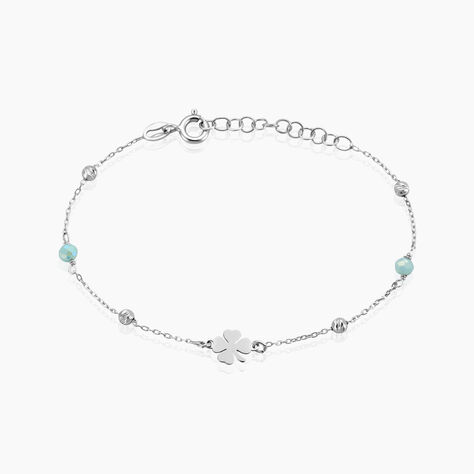 Bracelet Onelia Argent Blanc Cristal - Bracelets chaînes Femme | Marc Orian