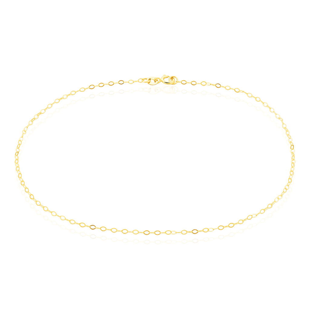 Cha&icirc;ne De Cheville Maille For&ccedil;at Or Jaune - Chaines de cheville Femme | Marc Orian