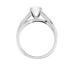 Bague Precious Argent Blanc Oxyde De Zirconium - Bijoux fantaisie Femme | Marc Orian