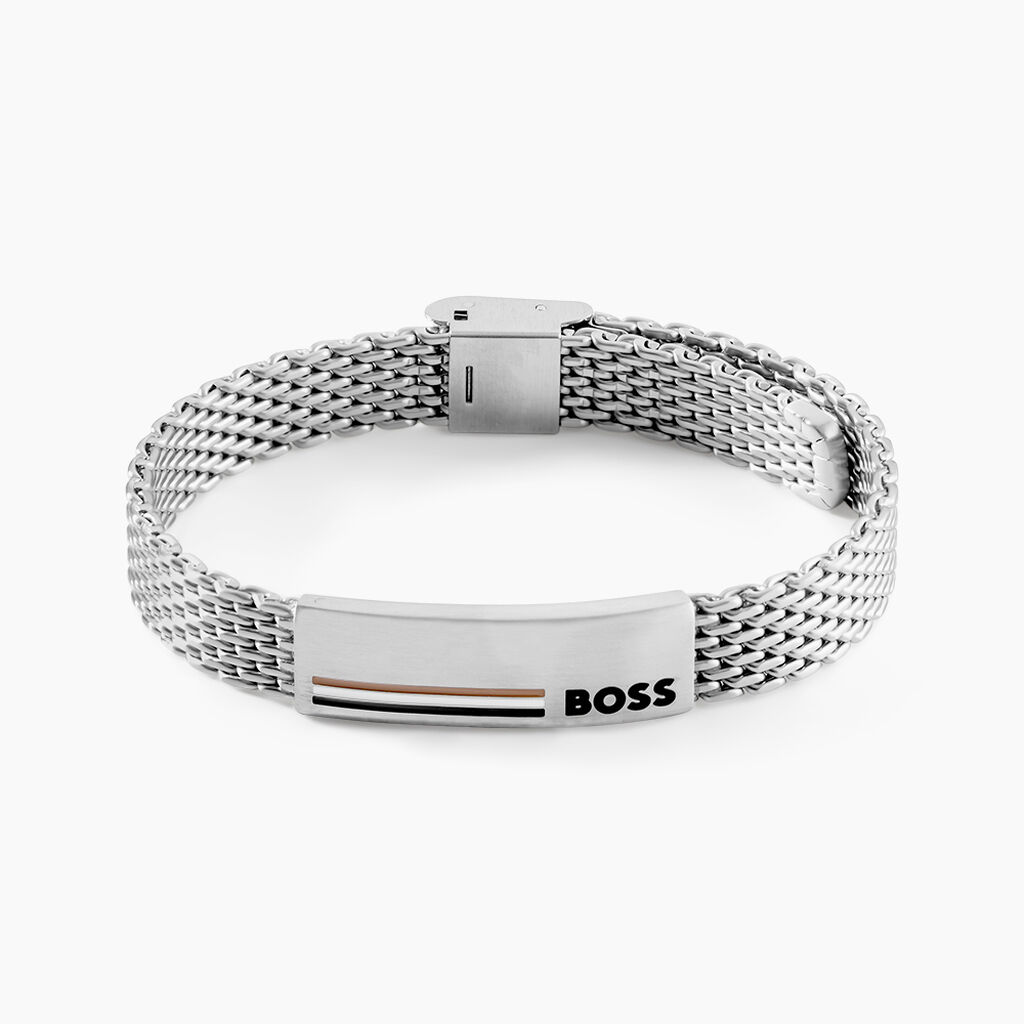Bracelet Boss Alen Acier Blanc - Bracelets cha&icirc;nes Homme | Marc Orian