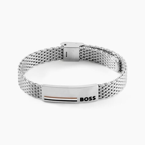 Bracelet Boss Alen Acier Blanc - Bracelets cha&icirc;nes Homme | Marc Orian