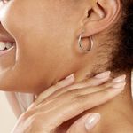 Cr&eacute;oles Argent Blanc Olympia - Cr&eacute;oles Femme | Marc Orian