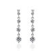 Boucles D'oreilles Pendantes Odyssee Argent Blanc Oxyde De Zirconium - Pendantes Femme | Marc Orian