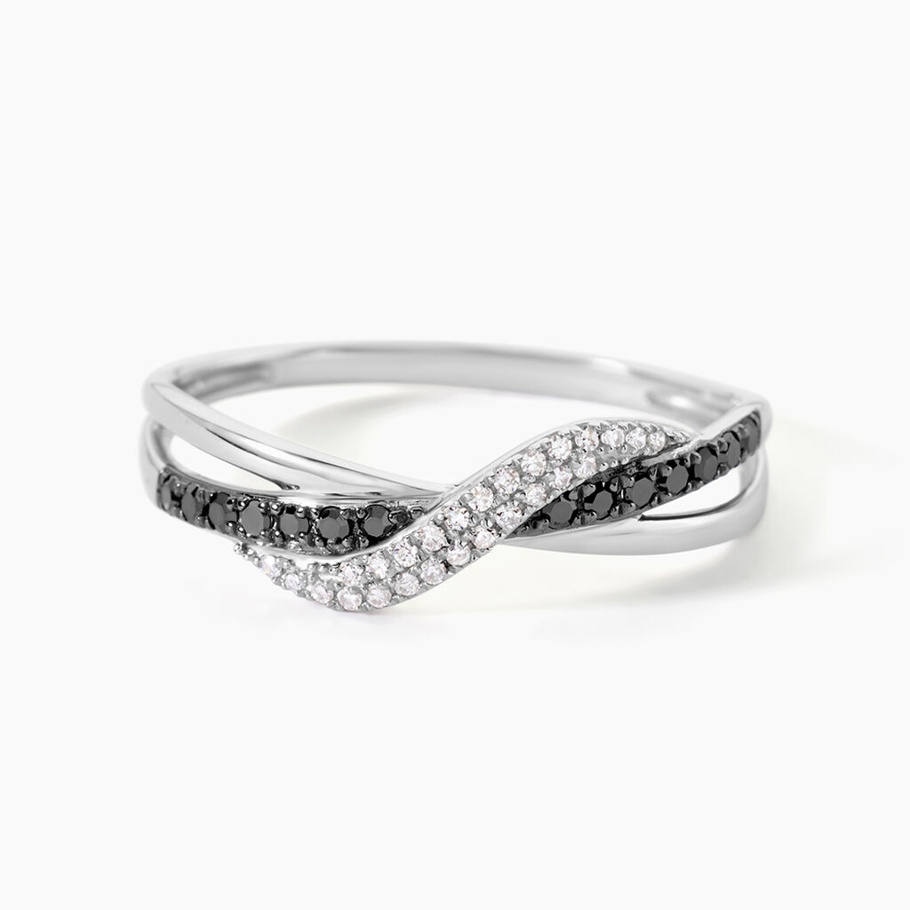 Bague Valencia Or Blanc Diamant - Bagues pierres pr&eacute;cieuses Femme | Marc Orian