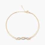Bracelet Nucia Or Jaune Diamant - Bracelets cha&icirc;nes Femme | Marc Orian