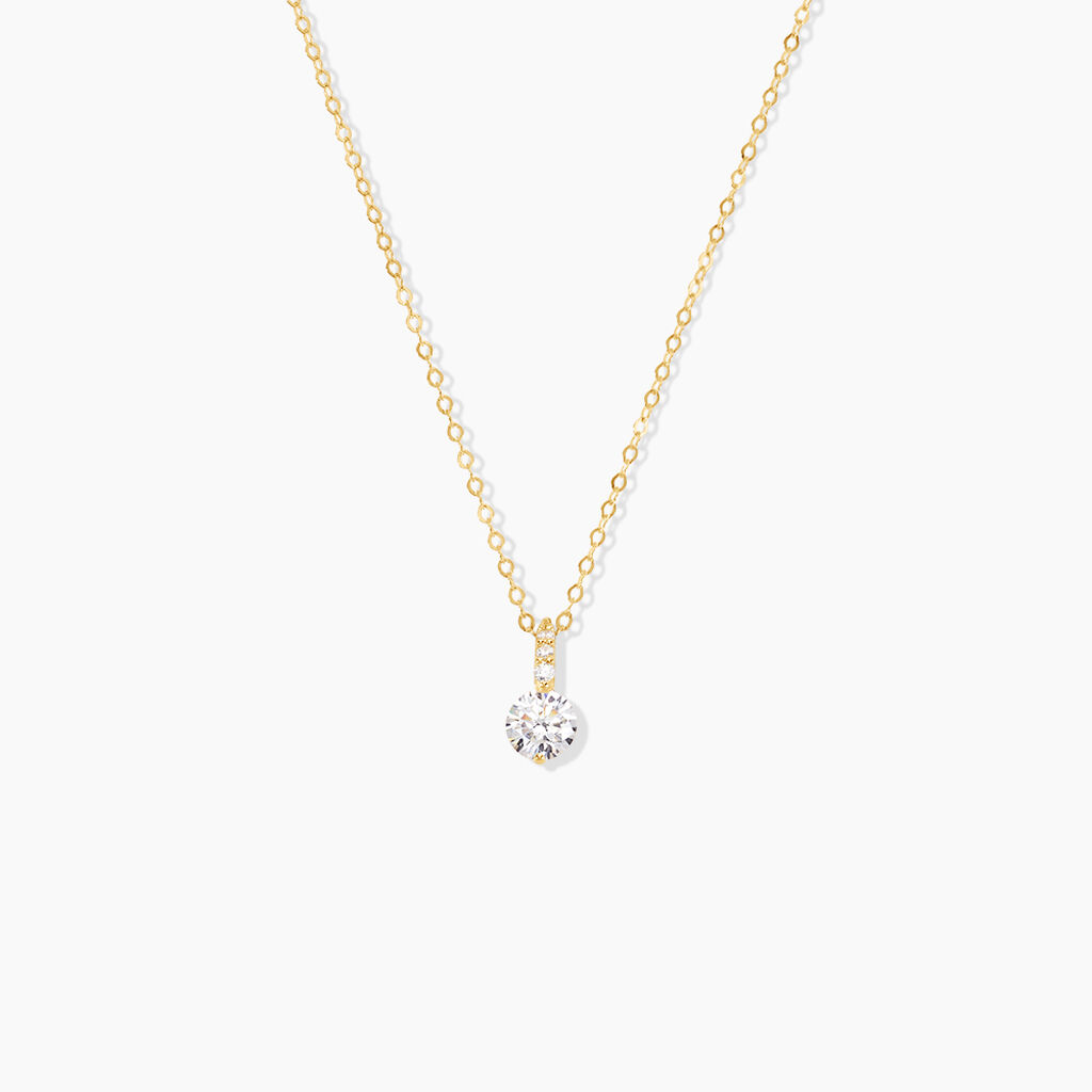 Collier Derby Or Jaune Oxyde De Zirconium - Colliers avec pierres Femme | Marc Orian