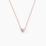 Collier Kelvyn Argent Rose Oxyde De Zirconium - Colliers avec pierres Femme | Marc Orian