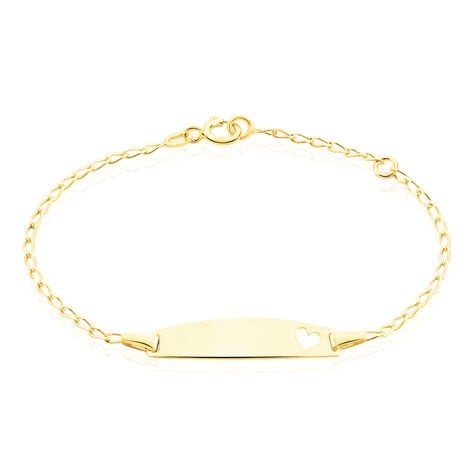 Bracelet Identité Etheline Maille Gourmette Or Jaune - Gourmettes Enfant | Marc Orian