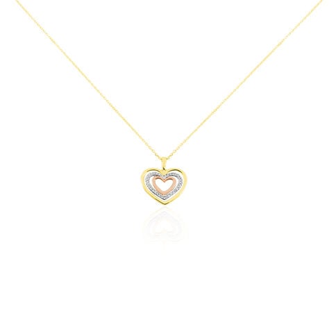 Collier Titaina Or Tricolore Diamant - Colliers avec pierres Femme | Marc Orian