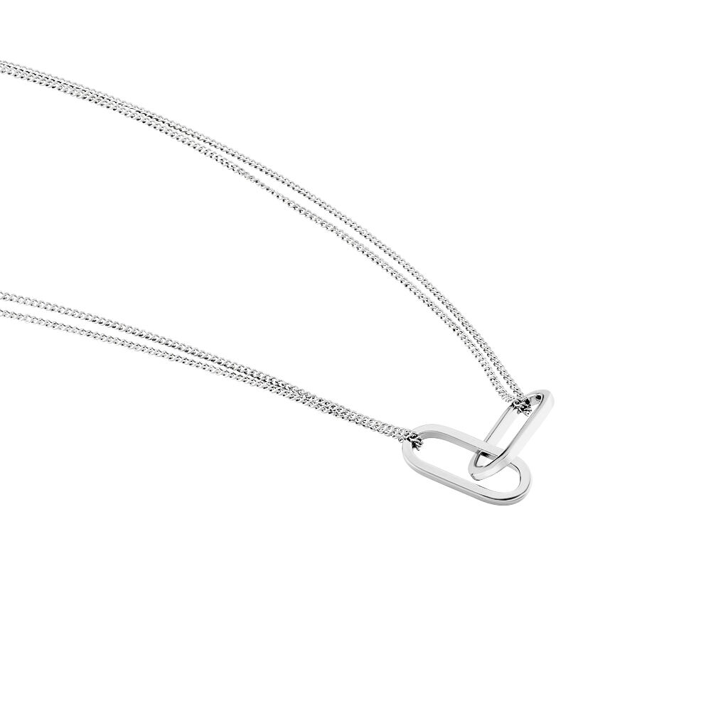 Collier Andrea Argent Blanc - Colliers Femme | Marc Orian