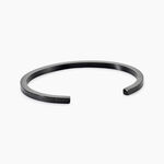 Jonc Jourdan Teno Acier Noir - Bracelets joncs Homme | Marc Orian