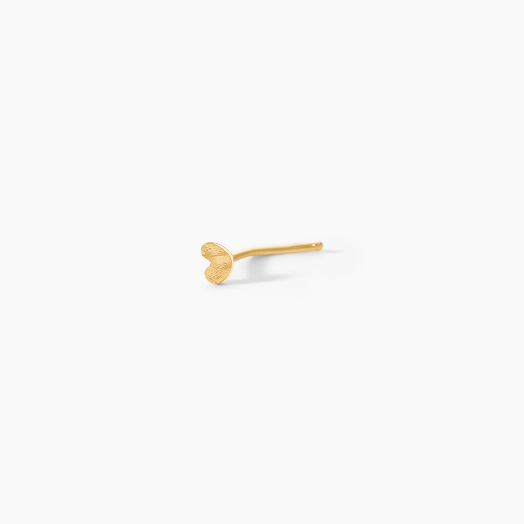 Piercing De Nez Deodate Coeur Or Jaune - Piercing Nez Femme | Marc Orian