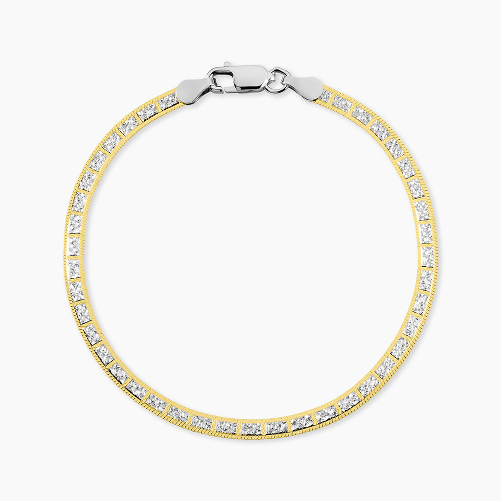 Bracelet Nuriaae Argent Jaune - Bracelets fantaisie Femme | Marc Orian
