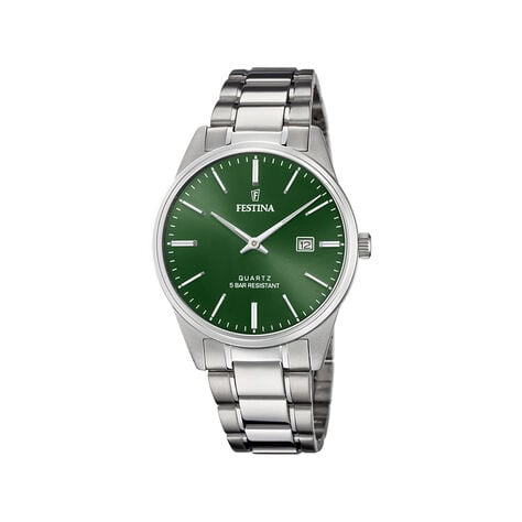 Montre Festina Classics 39 Vert - Montres &eacute;tanches Homme | Marc Orian