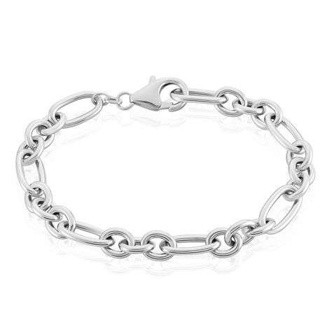Bracelet Maille Camiorica Argent Blanc - Bracelets mailles Femme | Marc Orian