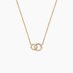 Collier Poeae Plaqu&eacute; Or Jaune Oxyde De Zirconium - Colliers avec pierres Femme | Marc Orian