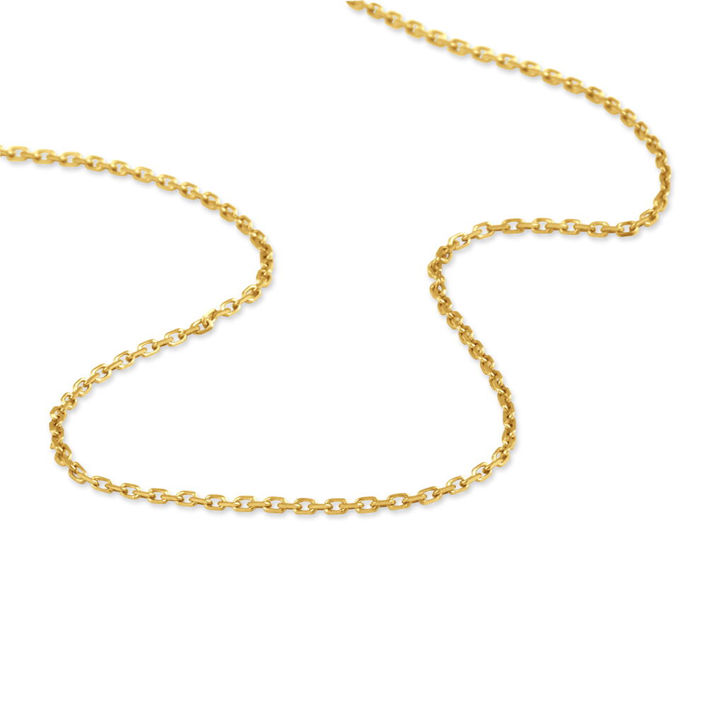 Cha&icirc;ne Igoa Maille For&ccedil;at Diamantee Or Jaune - Chaines Femme | Marc Orian