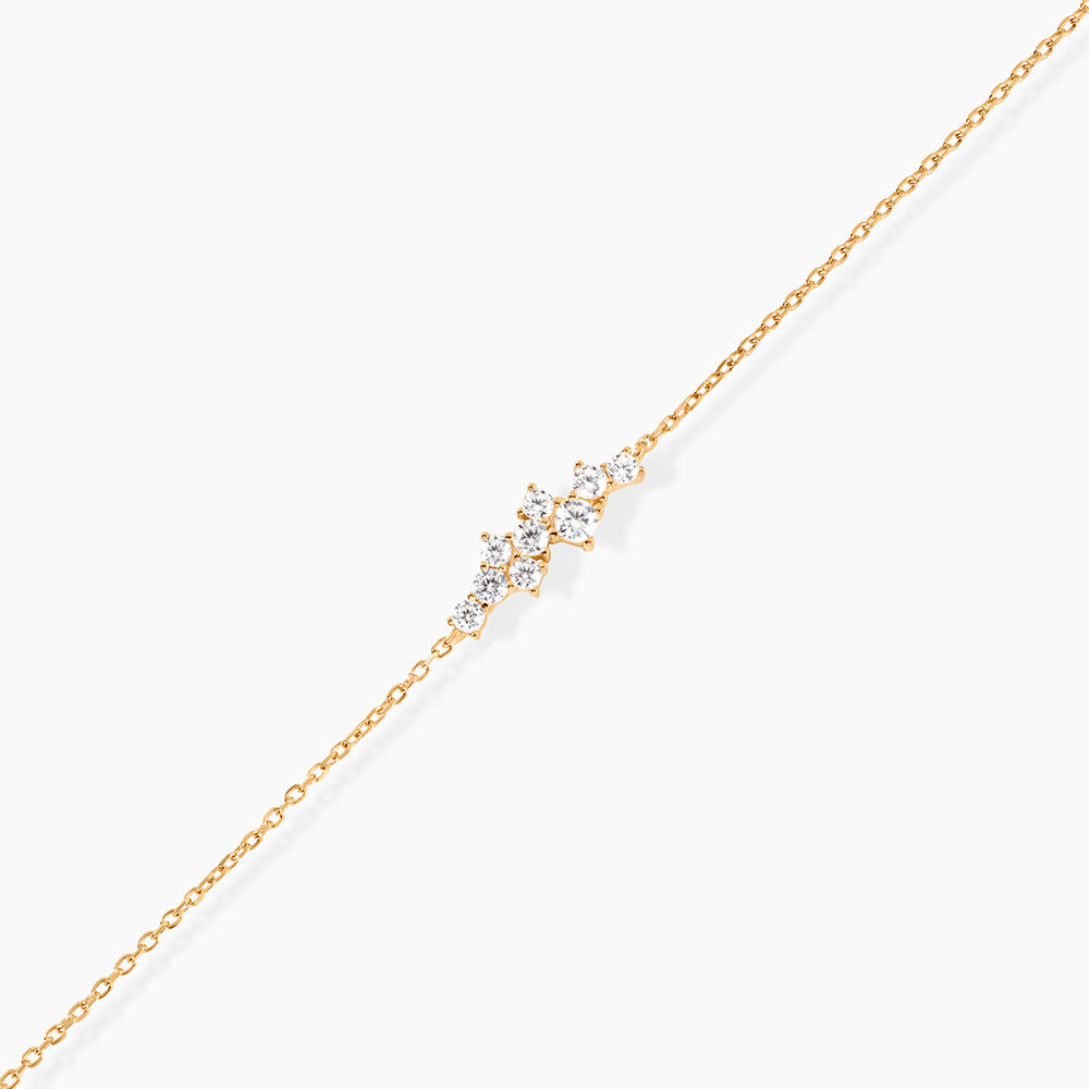 Bracelet Doline Plaqu&eacute; Or Jaune Oxyde De Zirconium - Bracelets fantaisie Femme | Marc Orian