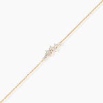Bracelet Doline Plaqu&eacute; Or Jaune Oxyde De Zirconium - Bracelets fantaisie Femme | Marc Orian