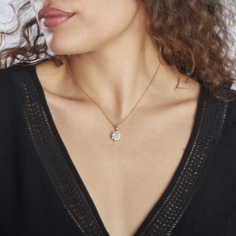 Collier Lisea Plaqué Or Oxydes De Zirconium - Colliers avec pierres Femme | Marc Orian