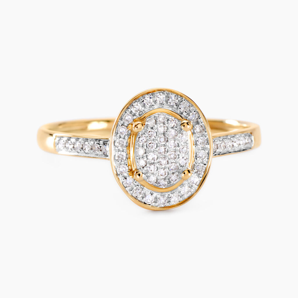 Bague Jen Or Jaune Diamant - Bagues pierres précieuses Femme | Marc Orian