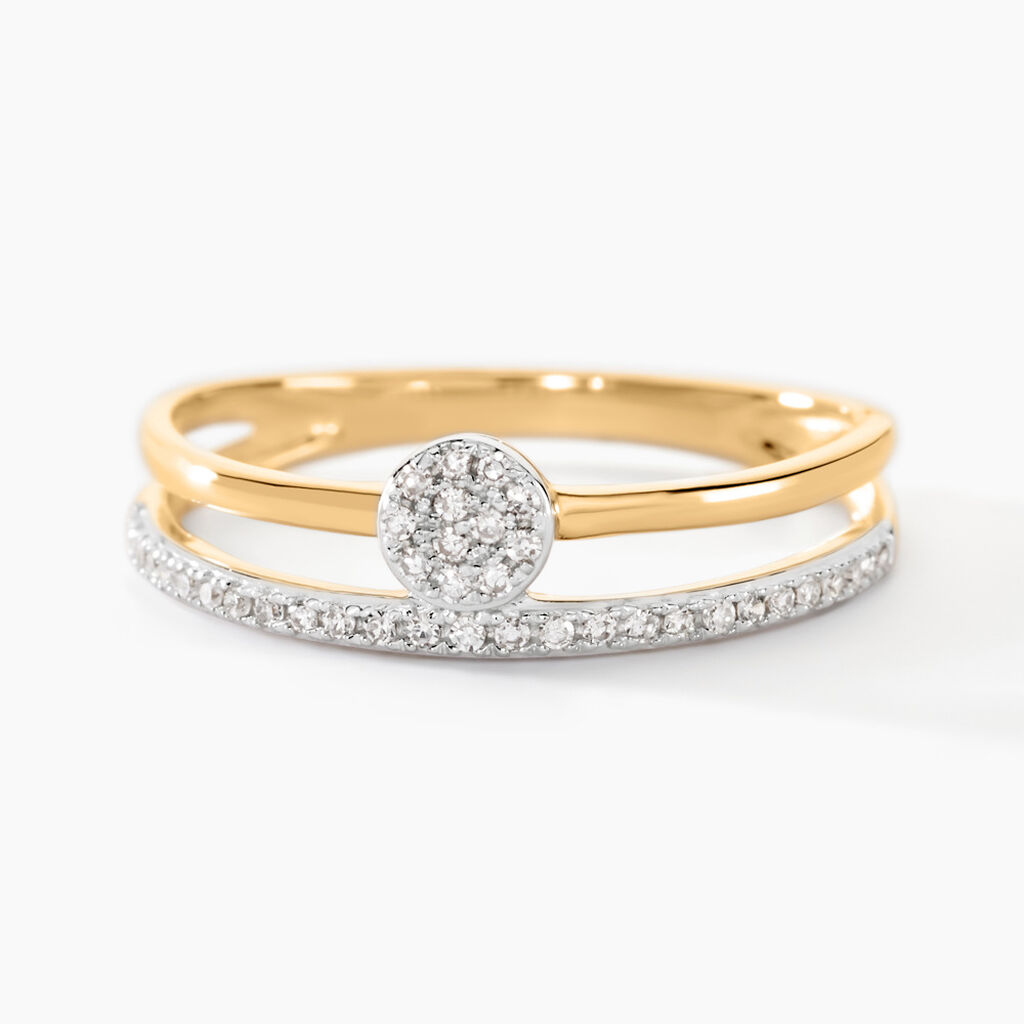 Bague Maellys Or Jaune Diamant - Solitaires Femme | Marc Orian