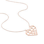 Collier Angeles Acier Rose - Sautoirs Femme | Marc Orian