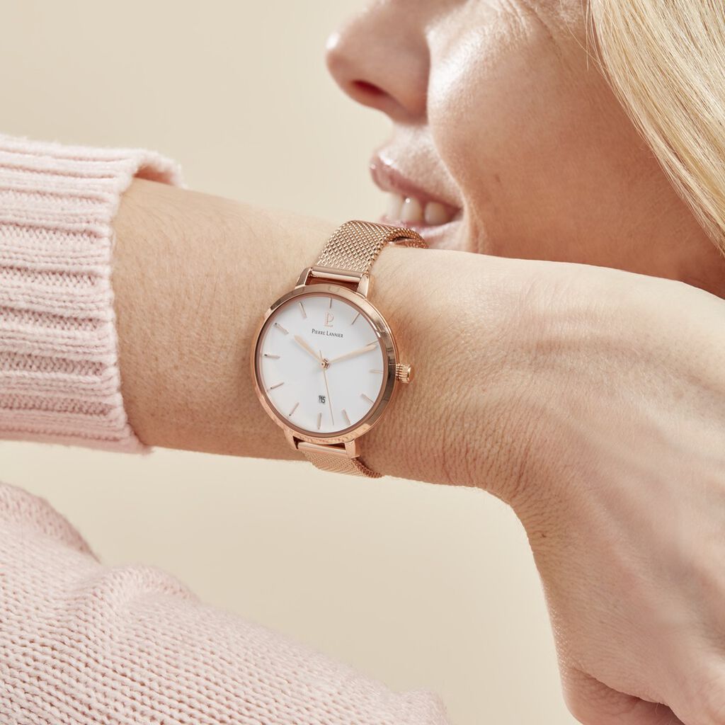 Montre Pierre Lannier Echo Argenté - Montres classiques Femme | Marc Orian