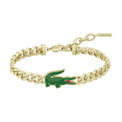 Bracelet Lacoste Arthor Acier Jaune - Bracelets cha&icirc;nes Homme | Marc Orian