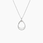Collier Sautoir Paolino Argent Blanc Oxyde De Zirconium - Colliers avec pierres Femme | Marc Orian