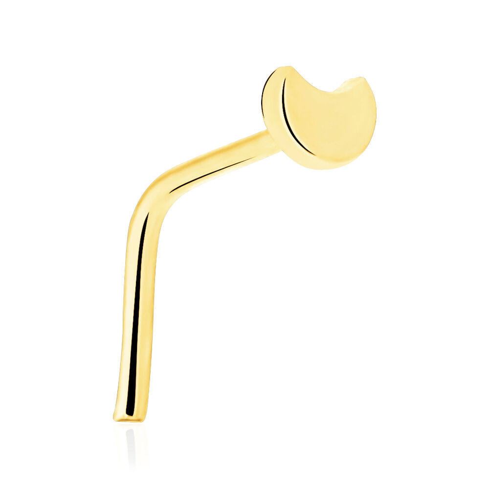 Piercing De Nez Deodate Lune Or Jaune - Piercing Nez Femme | Marc Orian