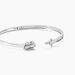 Bracelet Jonc Laurianne Argent Blanc Oxyde De Zirconium - Bracelets joncs Femme | Marc Orian