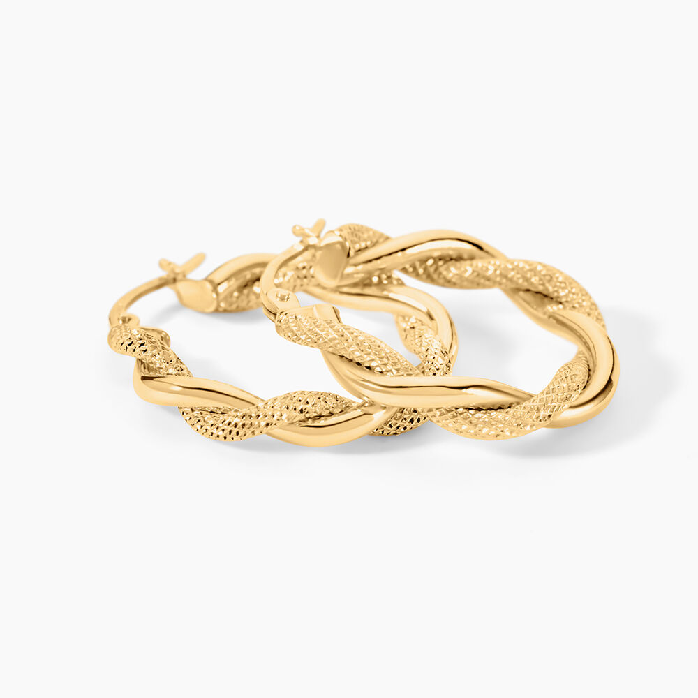 Cr&eacute;oles Deniece Or Jaune - Cr&eacute;oles Femme | Marc Orian