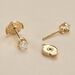 Boucles D'oreilles Puces Or Jaune Aphrodite Diamants - Puces Femme | Marc Orian