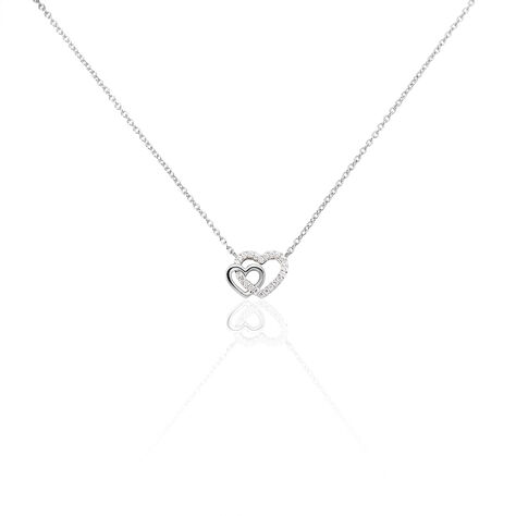Collier Donatiane Argent Blanc Oxyde De Zirconium - Colliers avec pierres Femme | Marc Orian