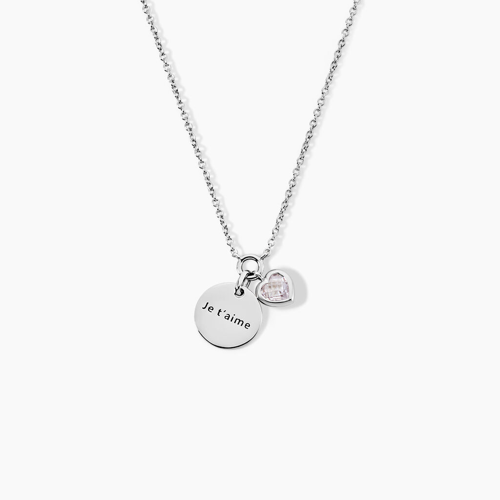Collier Nikoline Argent Blanc Oxyde De Zirconium - Colliers avec pierres Femme | Marc Orian